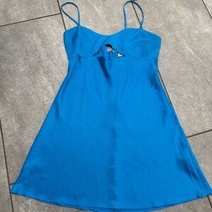 Elodie Vibrant Blue Mini Dress